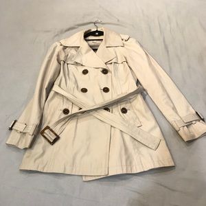 Michael Kors cream trench coat